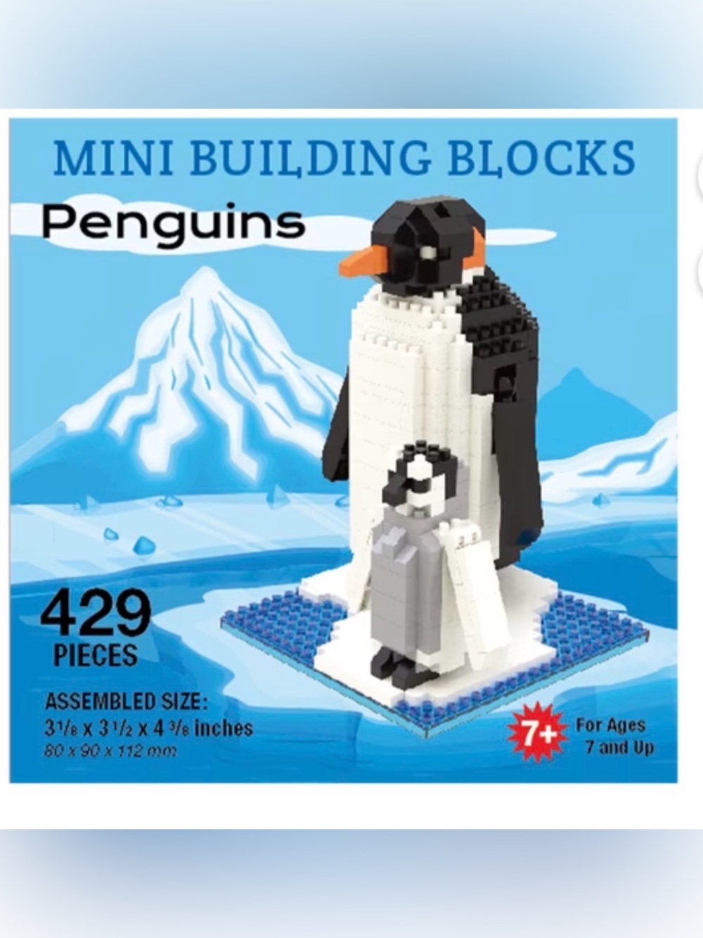 Impact Photographics Penguins Mini Building Blocks set